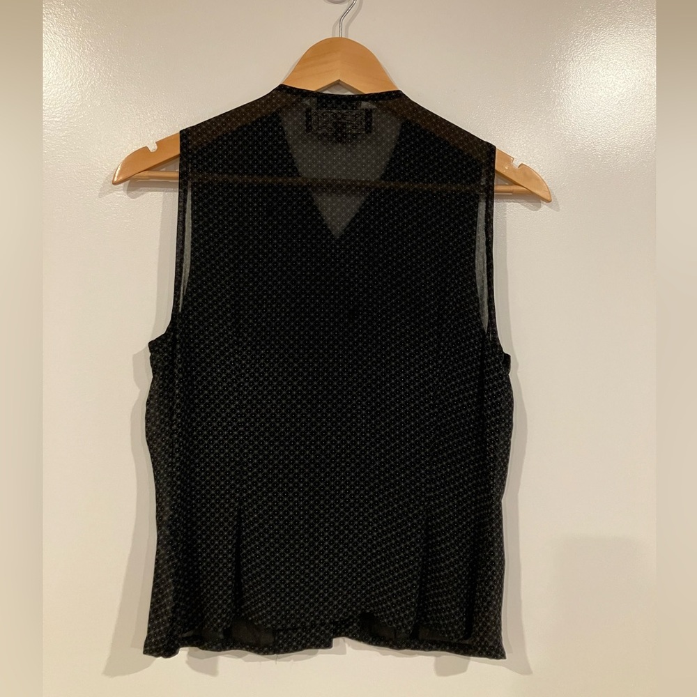Vintage Holt Renfrew Audis Paris Sleeveless Button-Down Vest Size Medium - Picture 2 of 6